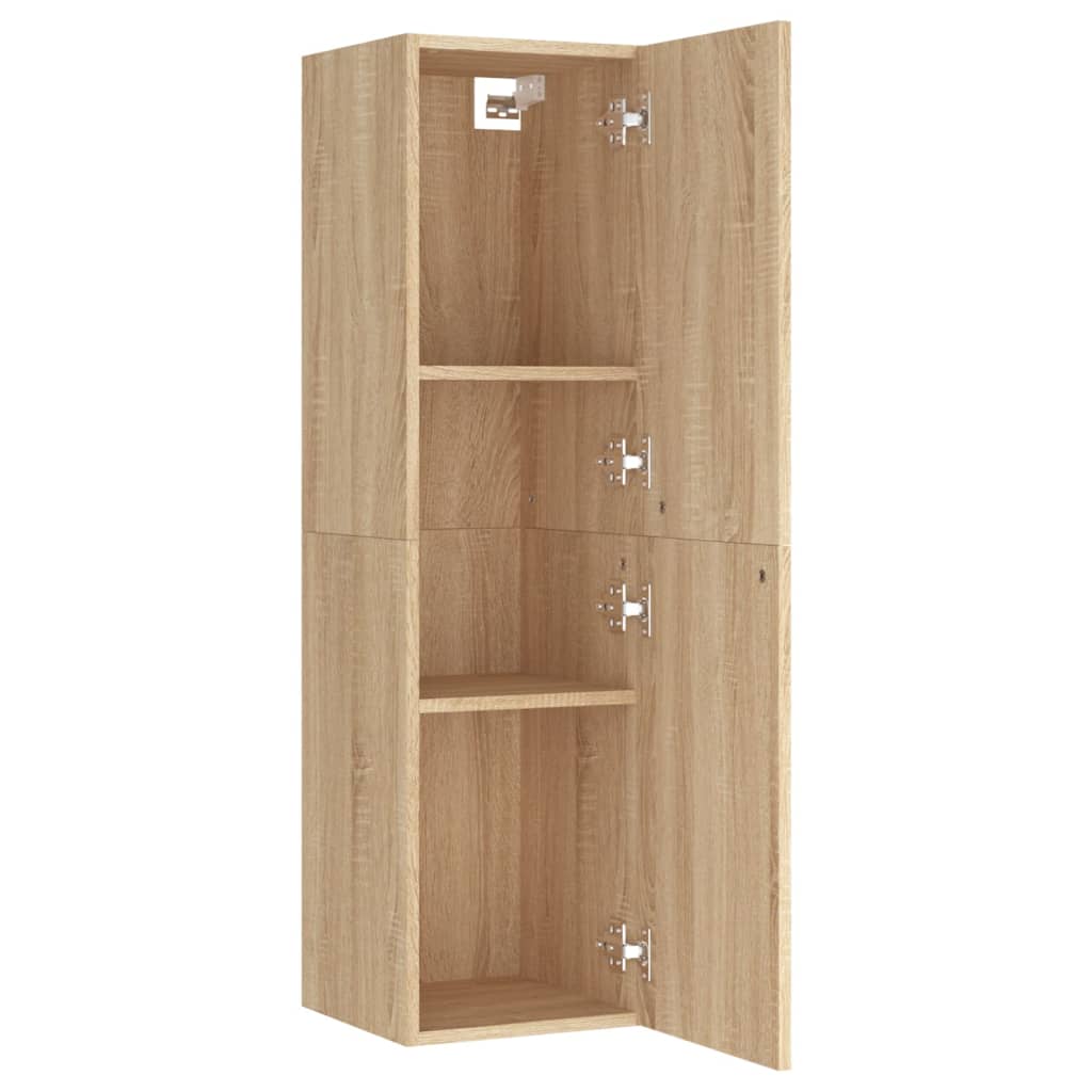 Mobile Porta TV Rovere Sonoma 30,5x30x110 cm Legno Multistrato 803368