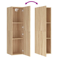 Mobile Porta TV Rovere Sonoma 30,5x30x110 cm Legno Multistrato 803368