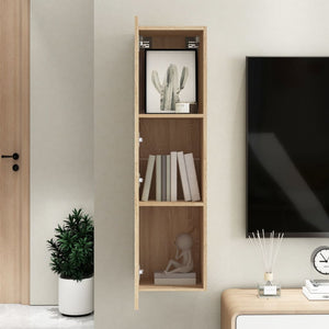 Mobile Porta TV Rovere Sonoma 30,5x30x110 cm Legno Multistrato 803368