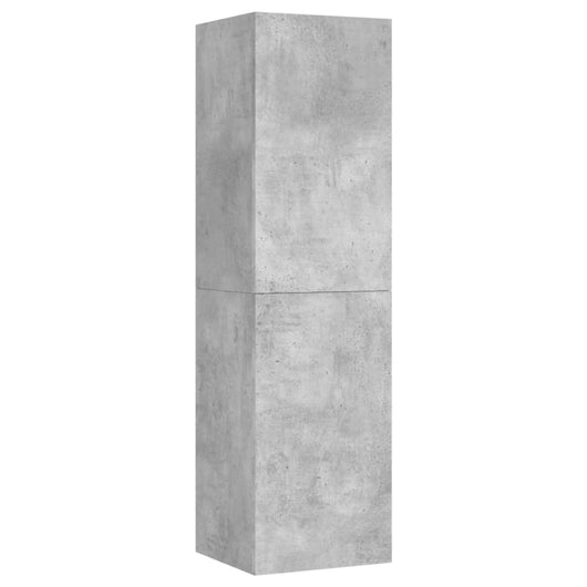 Mobile Porta TV Grigio Cemento 30,5x30x110 cm Legno Multistrato 803370