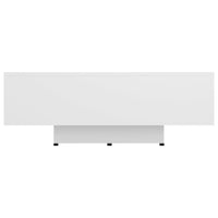 Tavolino da Salotto Bianco 85x55x31 cm in Legno Multistrato 803380