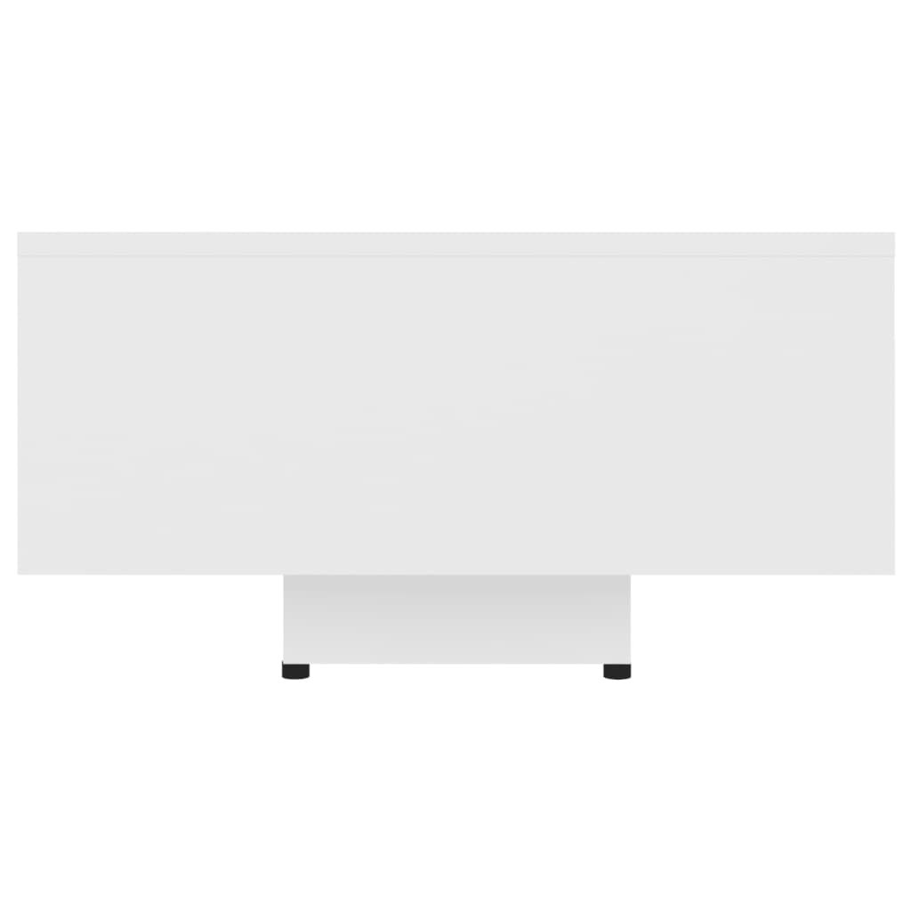 Tavolino da Salotto Bianco 85x55x31 cm in Legno Multistrato 803380