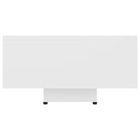 Tavolino da Salotto Bianco 85x55x31 cm in Legno Multistrato 803380