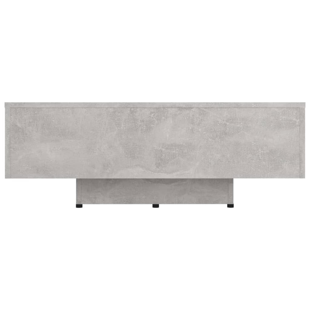 Tavolino Salotto Grigio Cemento 85x55x31 cm Legno Multistrato 803384