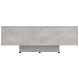 Tavolino Salotto Grigio Cemento 85x55x31 cm Legno Multistrato 803384