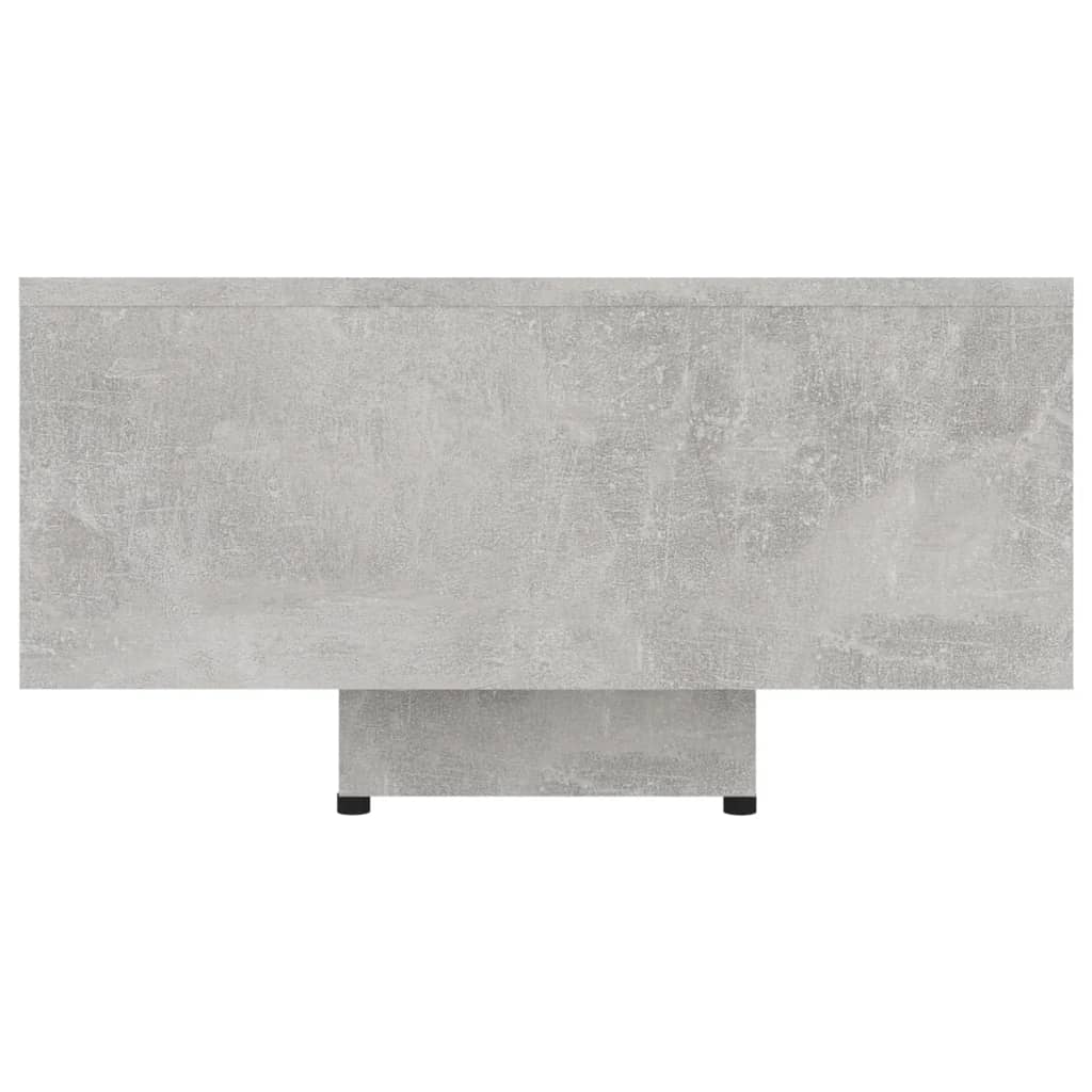 Tavolino Salotto Grigio Cemento 85x55x31 cm Legno Multistrato 803384