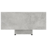 Tavolino Salotto Grigio Cemento 85x55x31 cm Legno Multistrato 803384