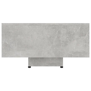 Tavolino Salotto Grigio Cemento 85x55x31 cm Legno Multistrato 803384