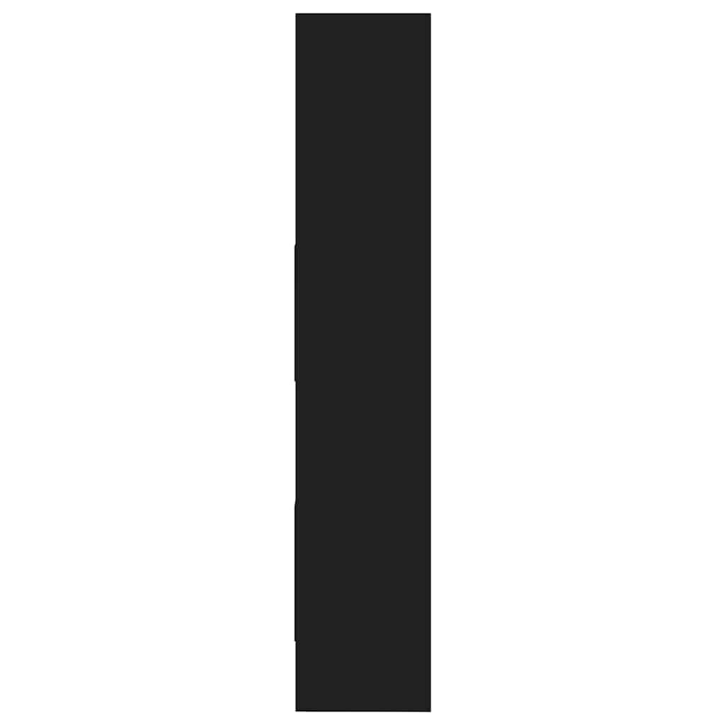 Libreria Nera 40x35x180 cm in Truciolato cod mxl 61375
