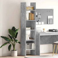 Libreria Grigio Cemento 40x35x180 cm in Truciolato cod mxl 59239