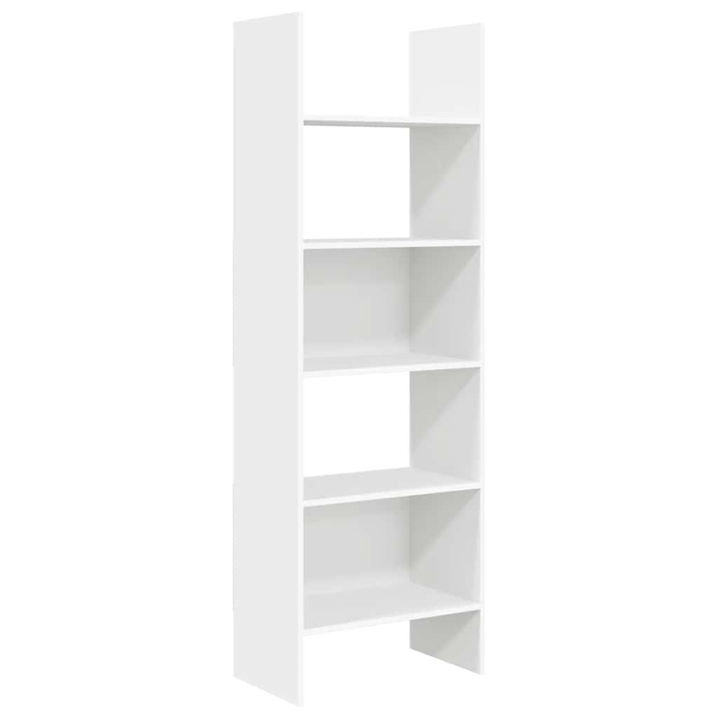 Libreria Bianca 60x35x180 cm in Legno Multistrato 803407