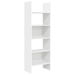 Libreria Bianca 60x35x180 cm in Legno Multistrato 803407