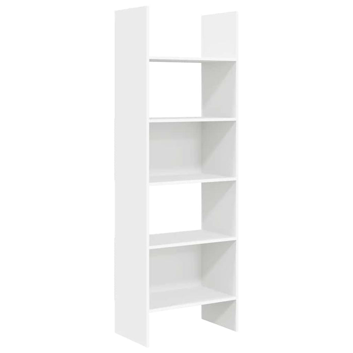 Libreria Bianca 60x35x180 cm in Legno Multistrato 803407