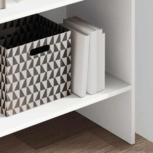 Libreria Bianca 60x35x180 cm in Legno Multistrato 803407