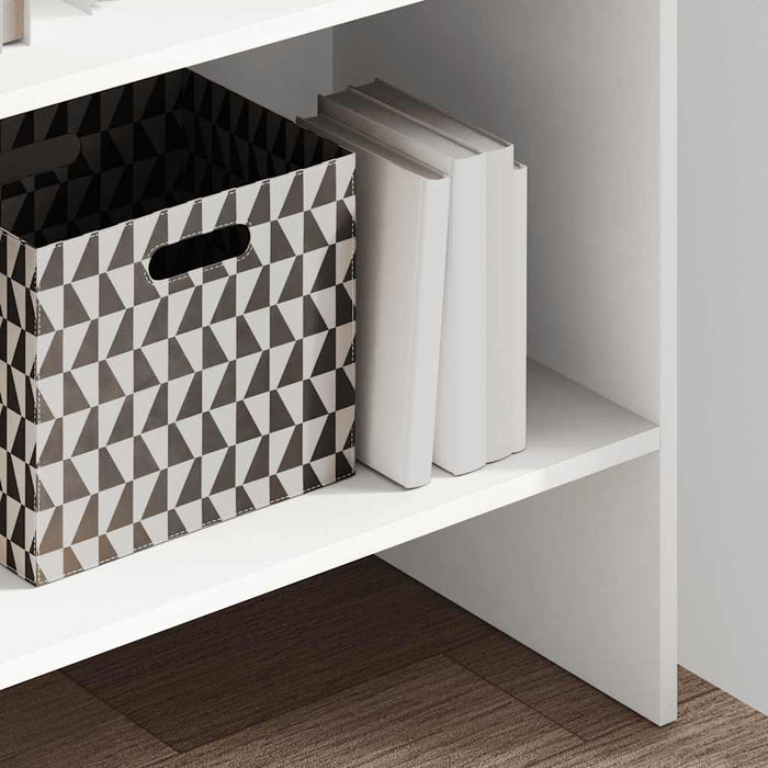 Libreria Bianca 60x35x180 cm in Legno Multistrato 803407