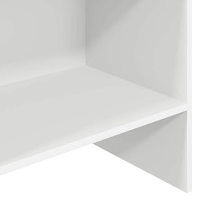 Libreria Bianca 60x35x180 cm in Legno Multistrato 803407