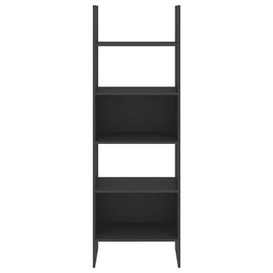 Libreria Grigia 60x35x180 cm in Legno Multistrato 803409