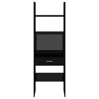 Libreria Nero Lucido 60x35x180 cm in Legno Multistrato 803432