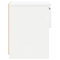Comodini 2 pz-Set di 2 Tavolino da notte Bianco 40x30x39 cm in Legno Ingegnerizzato