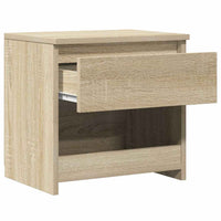 Comodino-Tavolino da notte Rovere Sonoma 40x30x39 cm in Legno Multistrato