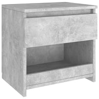 Comodini 2 pz Grigio Cemento 40x30x39 cm in Truciolato cod mxl 30799
