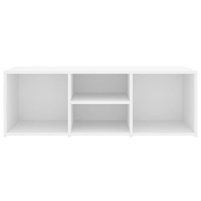 Scarpiera con Panchina Bianca 105x35x35 cm in Legno Multistrato 804463