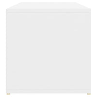 Scarpiera con Panchina Bianca 105x35x35 cm in Legno Multistrato 804463