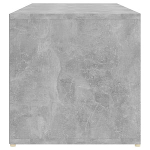 Scarpiera con Panchina Grigio Cemento 105x35x35 cm in Truciolato cod mxl 50142