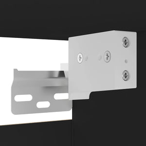 Mobile Porta TV a Parete Nero 30,5x30x30 cm 804484