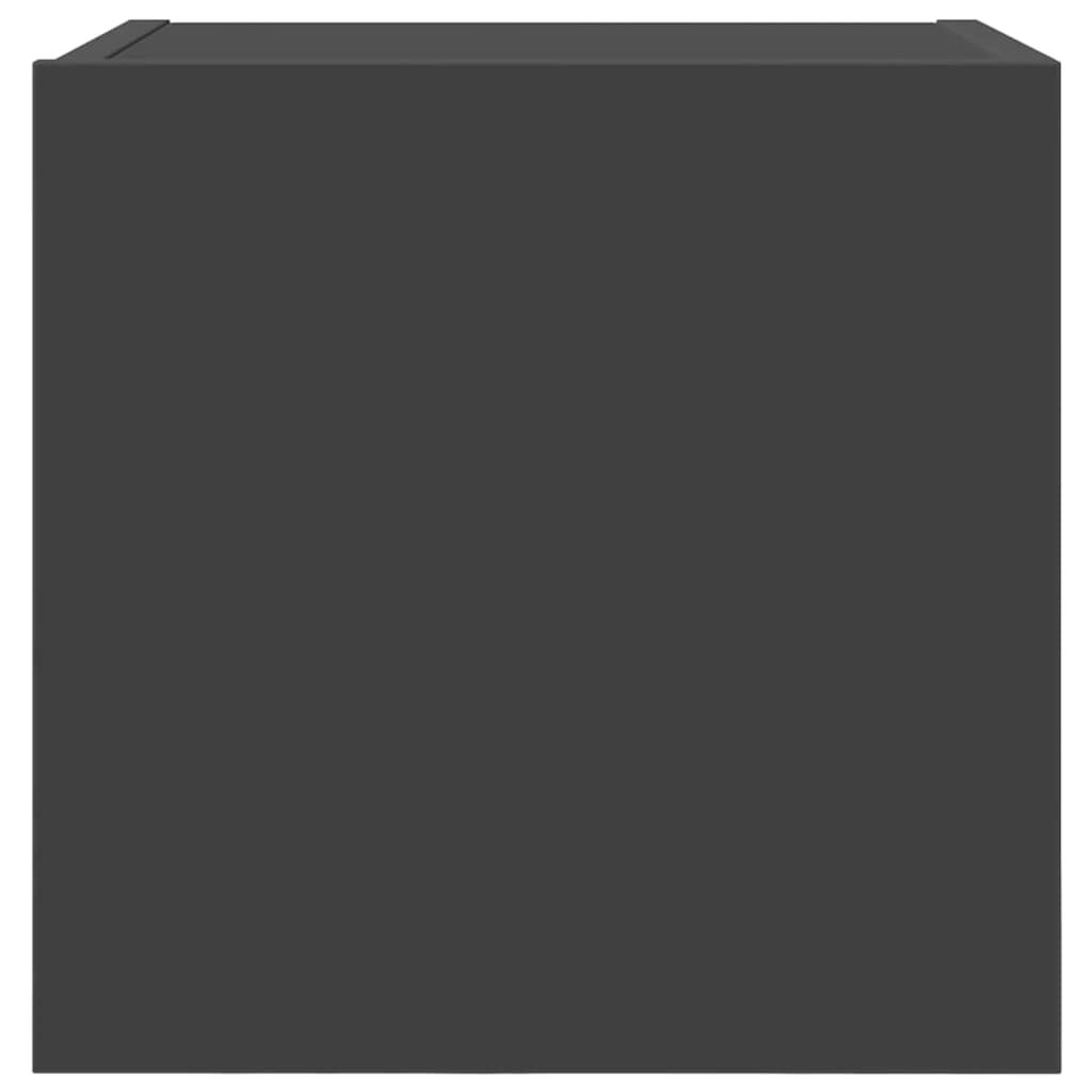 Mobili Porta TV a Parete 2pz Grigi 30,5x30x30 cm 804488