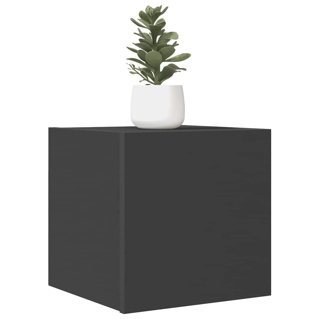 Mobili Porta TV a Parete 2pz Grigi 30,5x30x30 cm 804488