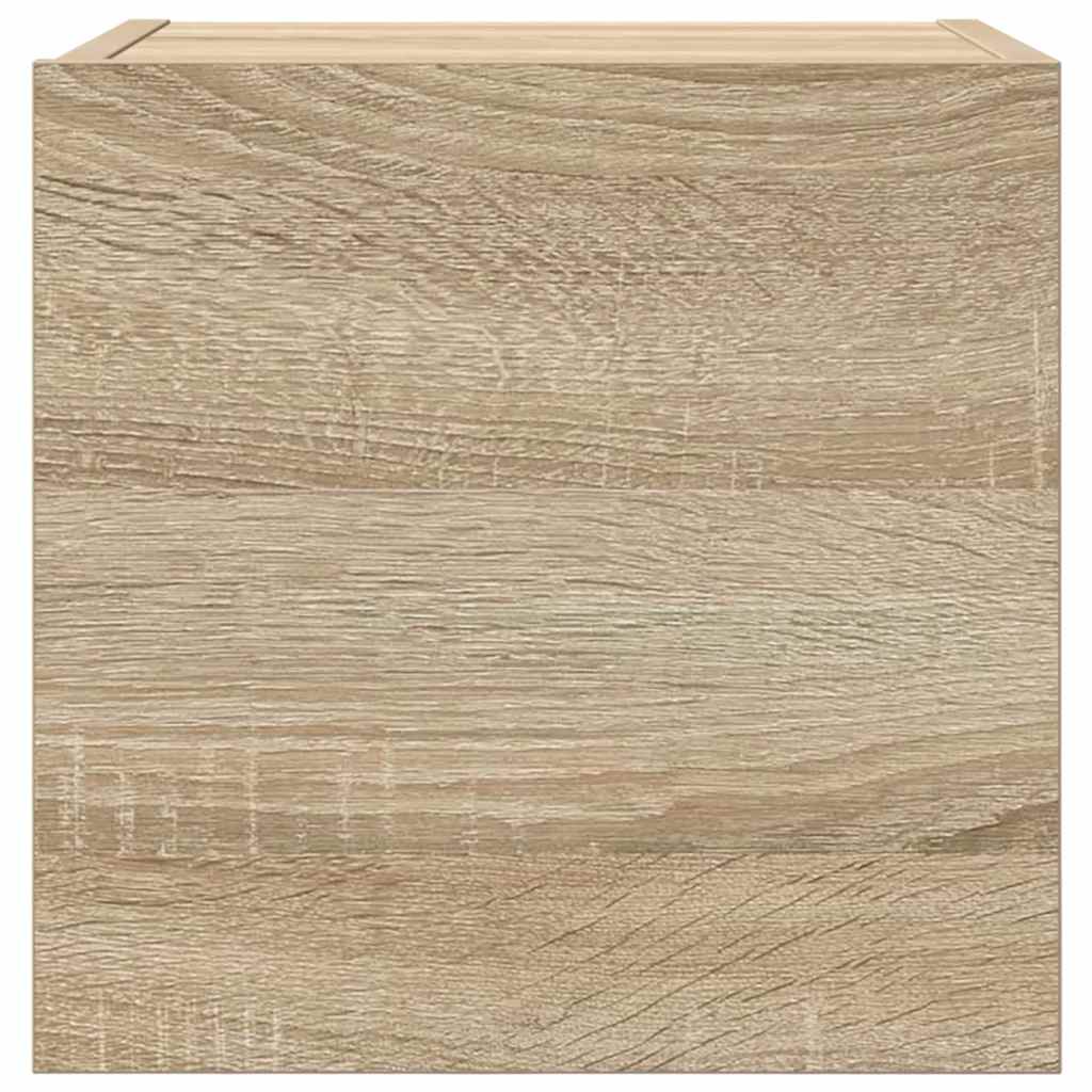 Mobile Porta TV a Parete Rovere Sonoma 30,5x30x30 cm 804490
