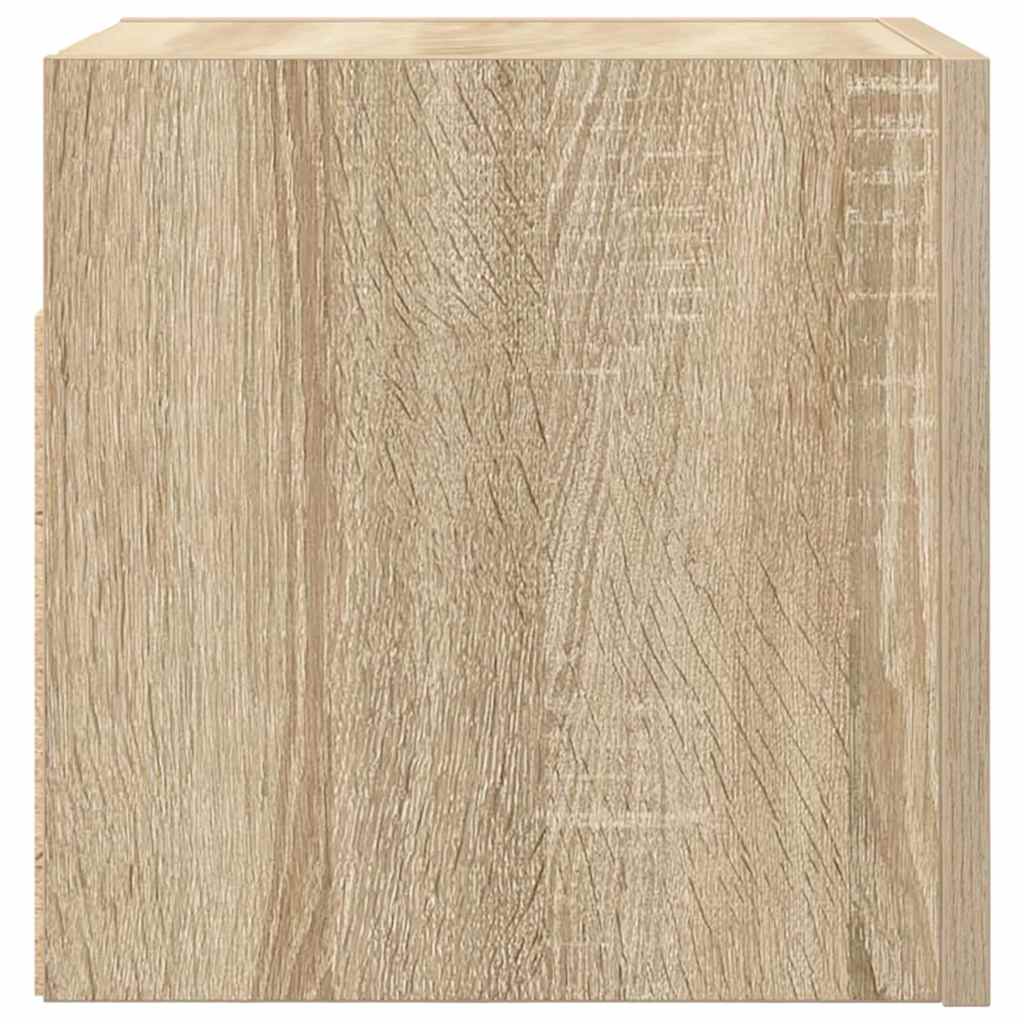 Mobile Porta TV a Parete-Mobile per TV-Credenza TV Rovere Sonoma 30,5x30x30 cm