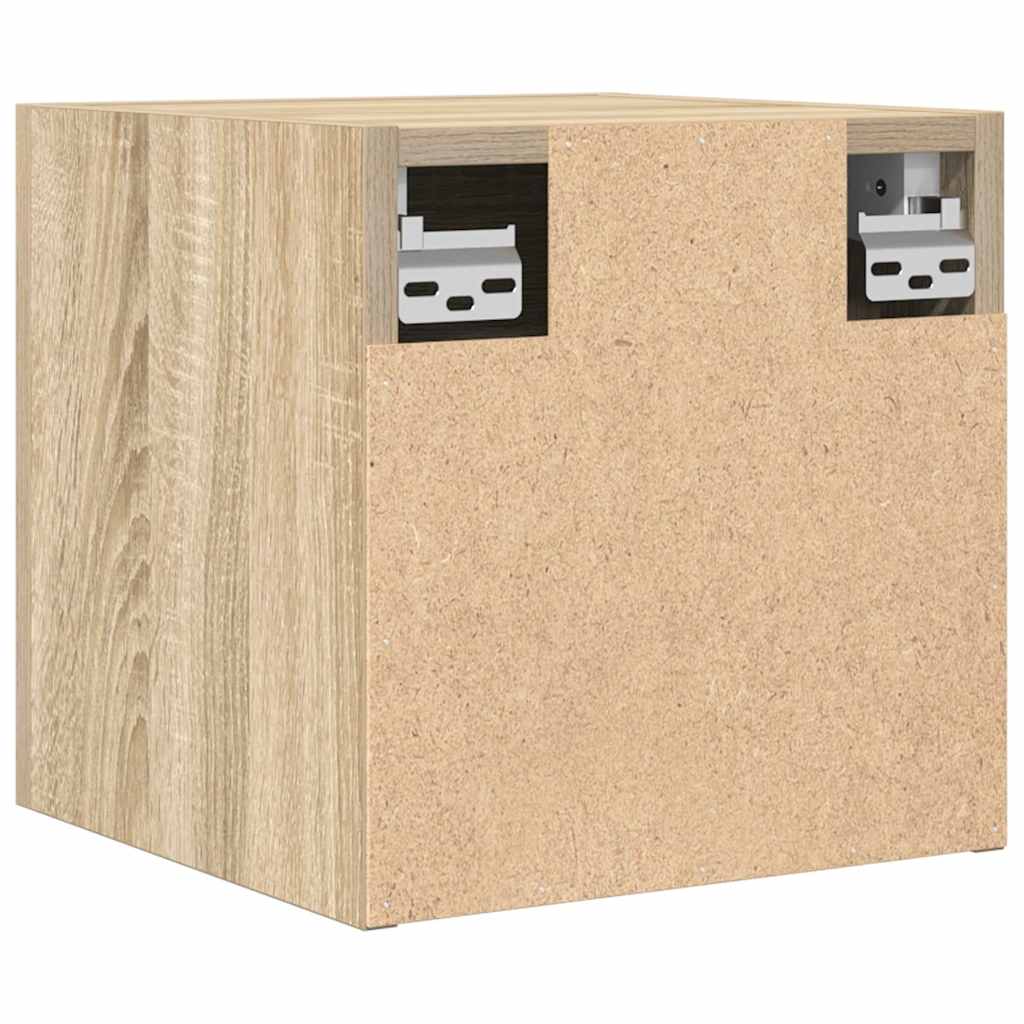 Mobile Porta TV a Parete-Mobile per TV-Credenza TV Rovere Sonoma 30,5x30x30 cm