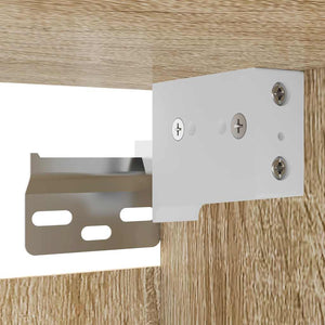 Mobili Porta TV a Parete 2pz Rovere Sonoma 30,5x30x30 cm 804491