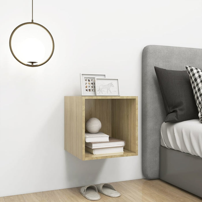 Mobile a Muro Rovere Sonoma 37x37x37 cm in Legno Multistrato 805453