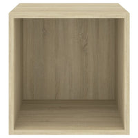 Mobili a Muro 2pz Rovere Sonoma 37x37x37 cm Legno Multistrato 805454