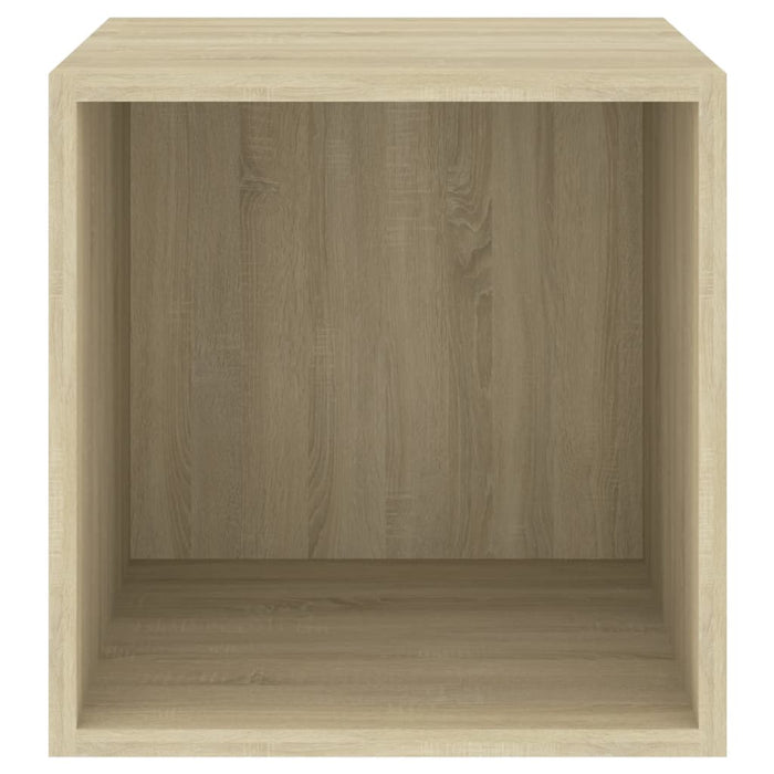 Mobili a Muro 2pz Rovere Sonoma 37x37x37 cm Legno Multistrato 805454