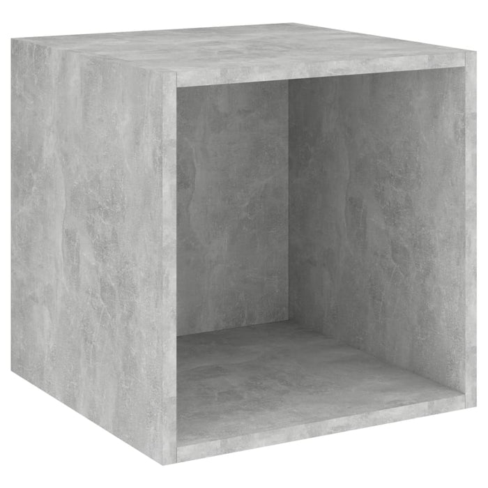 Mobile a Muro Grigio Cemento 37x37x37 cm in Legno Multistrato 805456