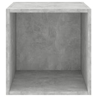 Mobile a Muro Grigio Cemento 37x37x37 cm in Legno Multistrato 805456