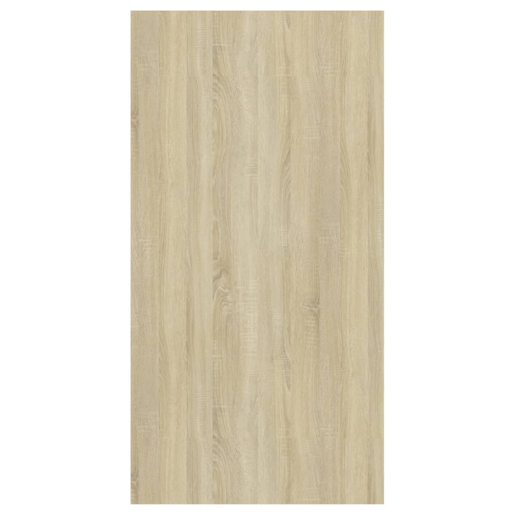 Armadietto per TV Bianco e Rovere Sonoma 37x37x72 cm Truciolato cod mxl 18802