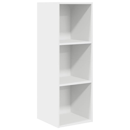 Mobile TV da parete-Mobile TV a Muro-Credenza TV Bianco 37x37x107 cm in Legno Multistrato