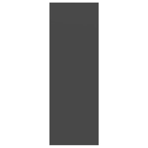 Armadietto da Parete per TV Grigio 37x37x107 cm in Truciolato