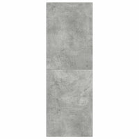 Mobile TV a Parete-Mobile TV a Muro Grigio Cemento 37x37x107cm Legno Multistrato