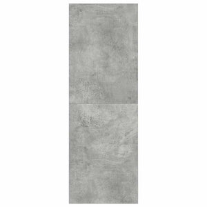 Mobile TV a Parete-Mobile TV a Muro Grigio Cemento 37x37x107cm Legno Multistrato