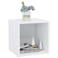 Mobile Porta TV Bianco 37x35x37 cm in Legno Multistrato cod mxl 24899