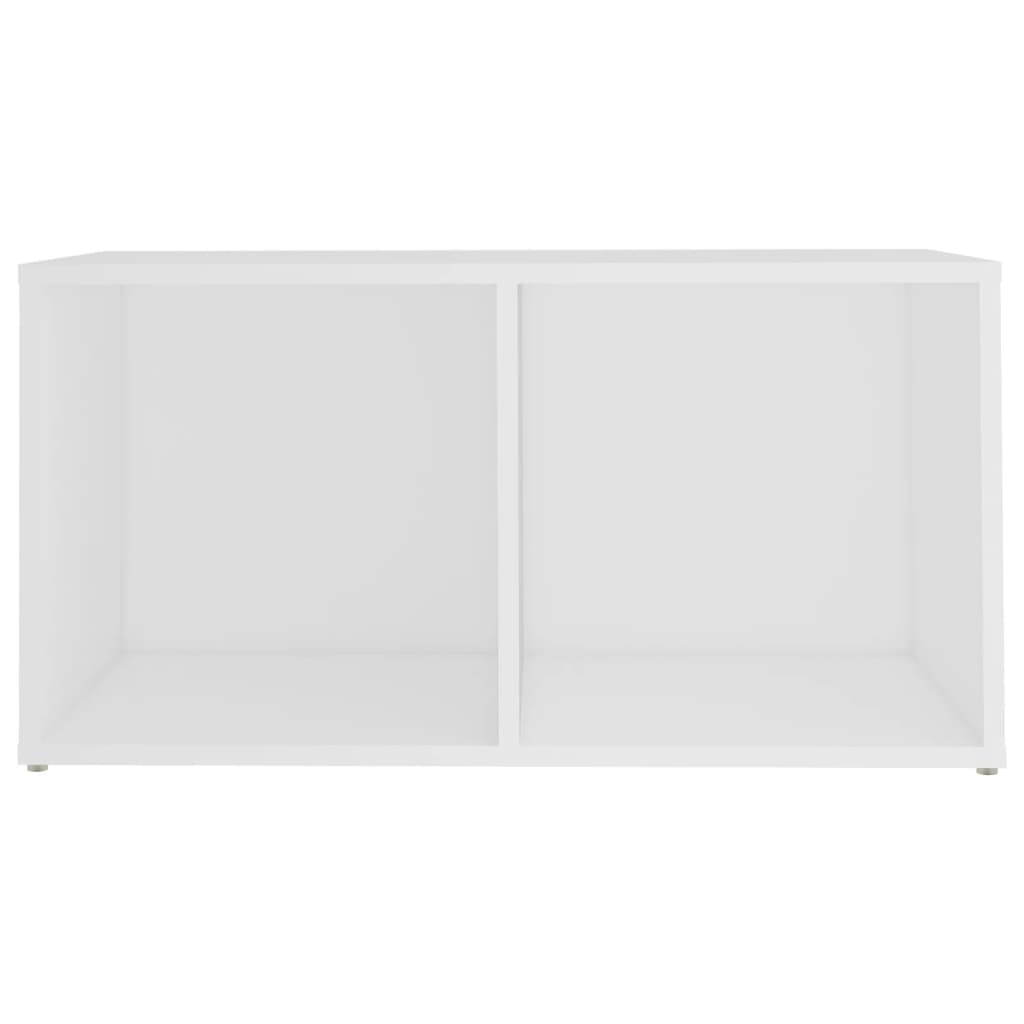 Mobile Porta TV Bianco 72x35x36,5 cm in Legno Multistrato 805525