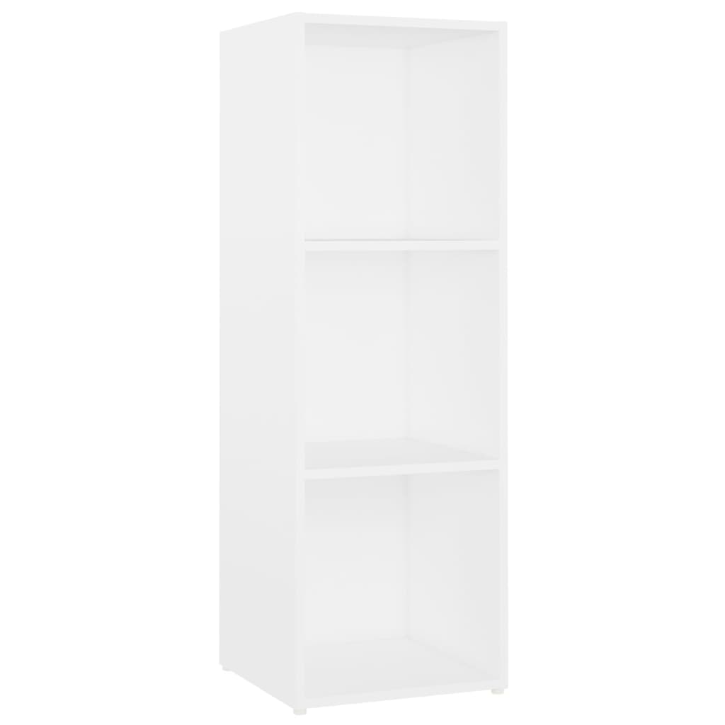 Mobile Porta TV-Mobile per TV-Credenza TV Bianco 107x35x37 cm in Legno Multistrato