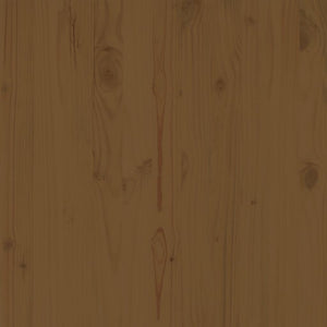 Poggiapiedi da Giardino 70x70x30 cm ambra in Legno di Pino 805673