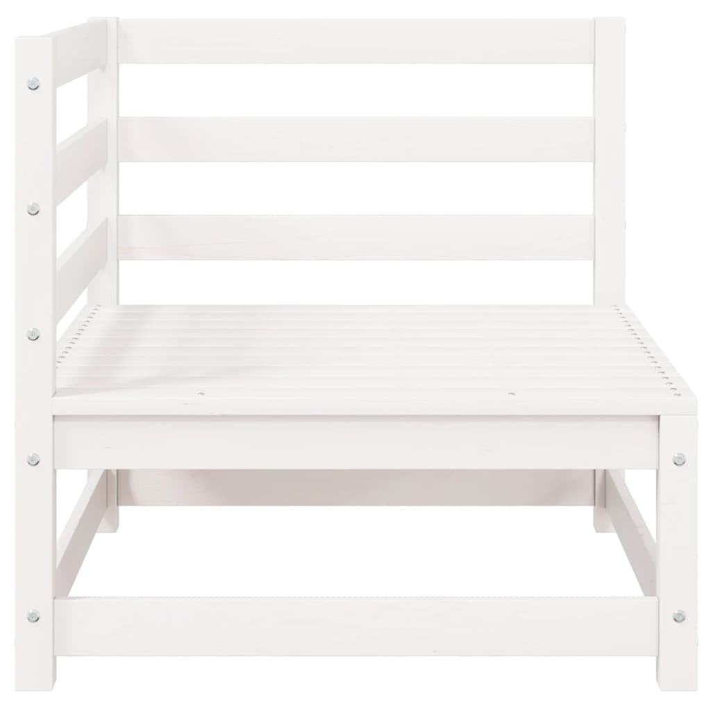 Divani Angolari da Giardino 2 pz in Massello di Pino Bianco cod mxl 35842